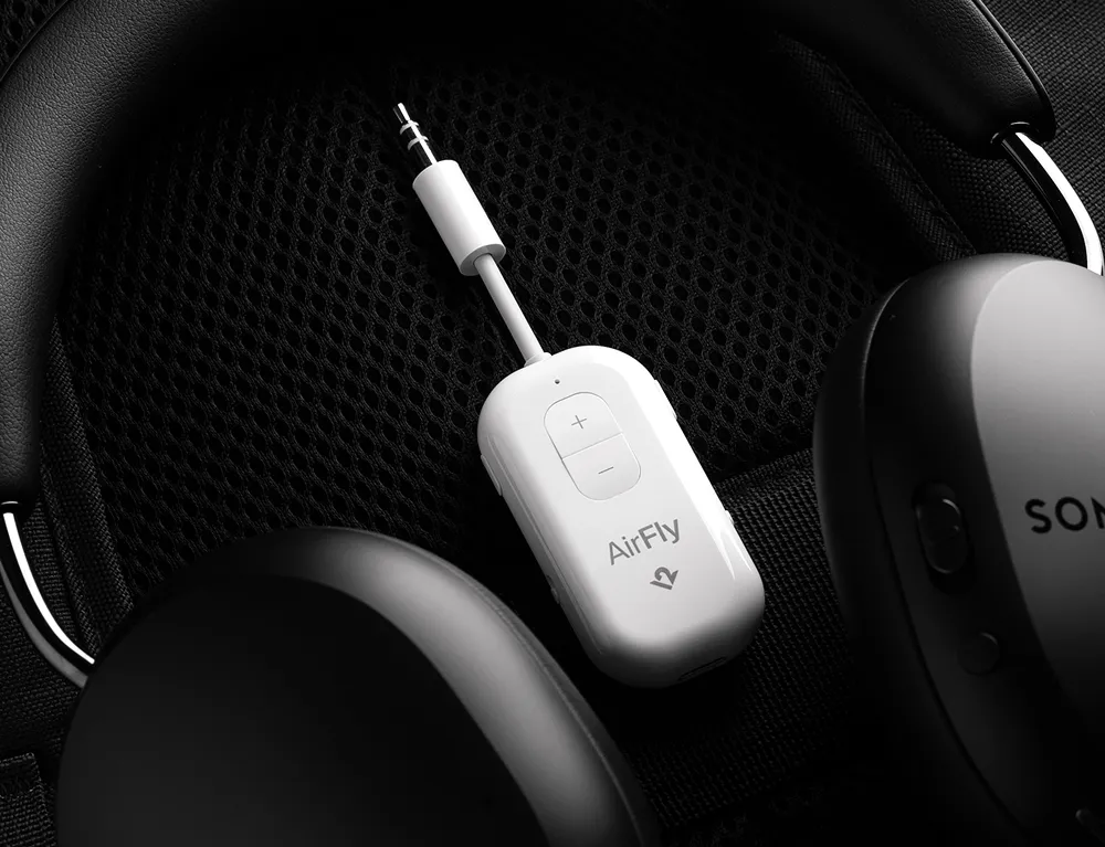 Connect to in-flight screens or treadmills, share audio between two sets of headphones, and enjoy up to 25 hours of battery life in the color that feels most like you.