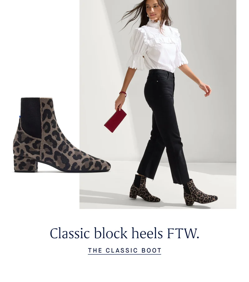 Classic block heels FTW. THE CLASSIC BOOT