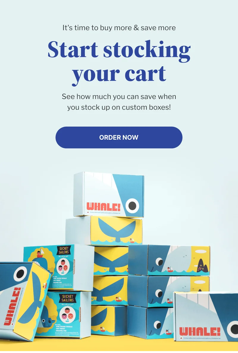 Start stocking your cart | Order now