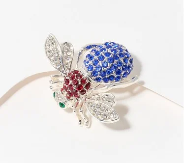 Joan Rivers Americana Bee Pin