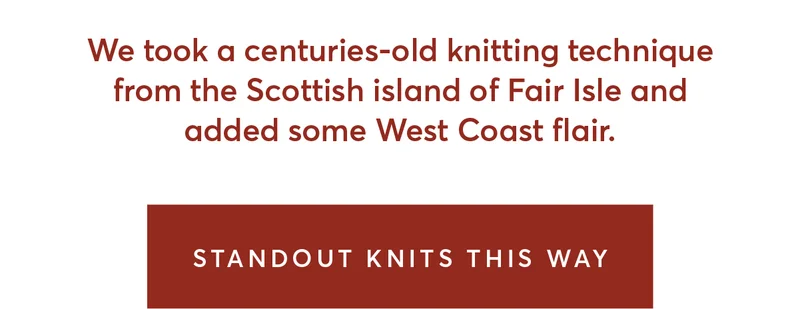 Standout Knits This Way