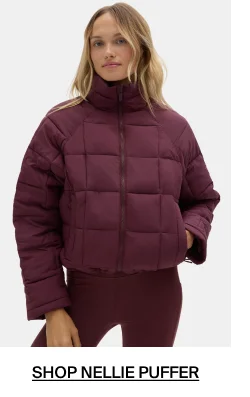 Shop Nellie Puffer in Glazed Cherry