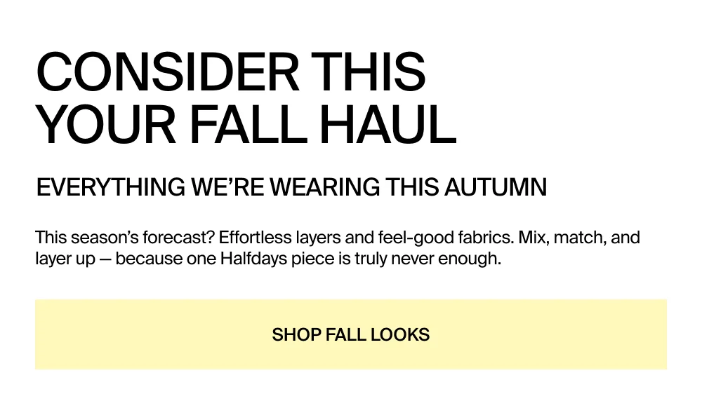 Shop the Fall Haul