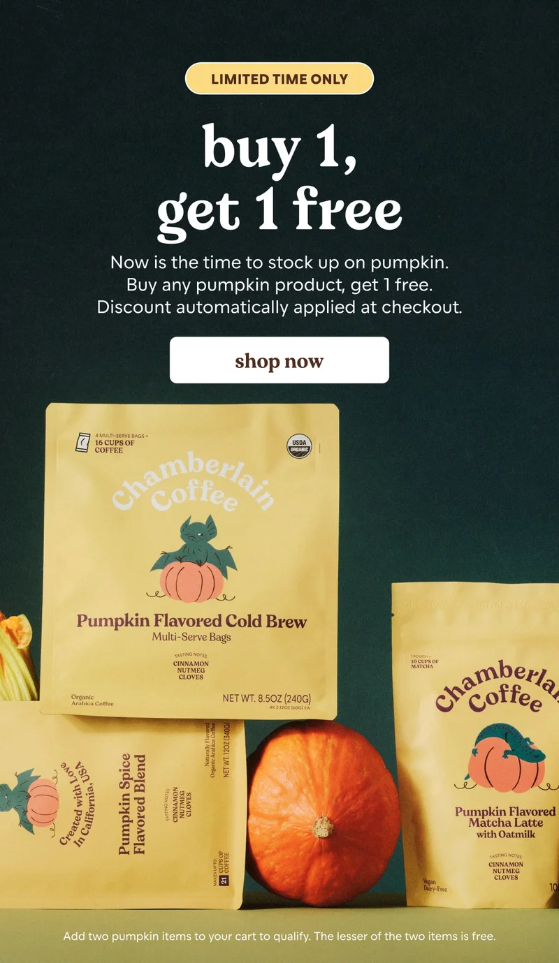 buy 1, get 1 free. shop now.