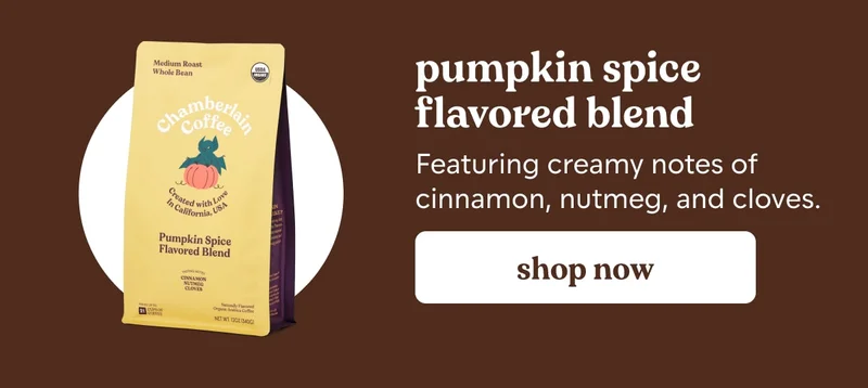 pumpkin spice flavored blend