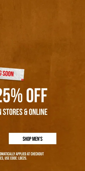 Extra 25% off Shop Men's
