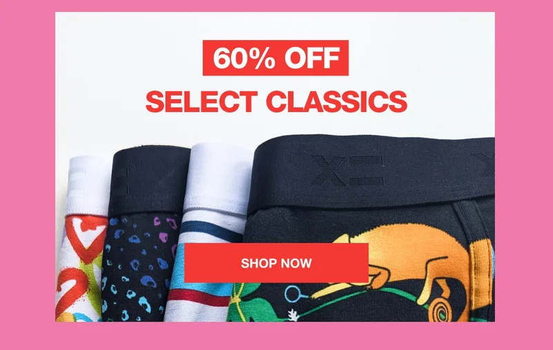 60% Off Select Classics