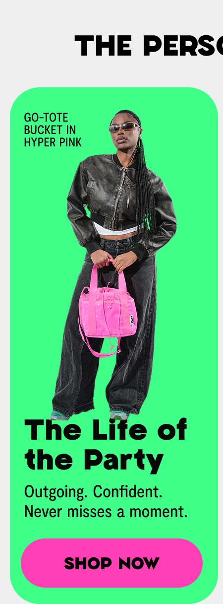 Go-Tote Bucket in Hyper Pink
