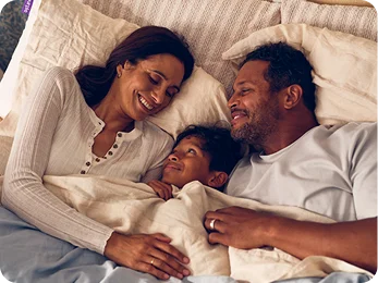 Dad sleeps hot?