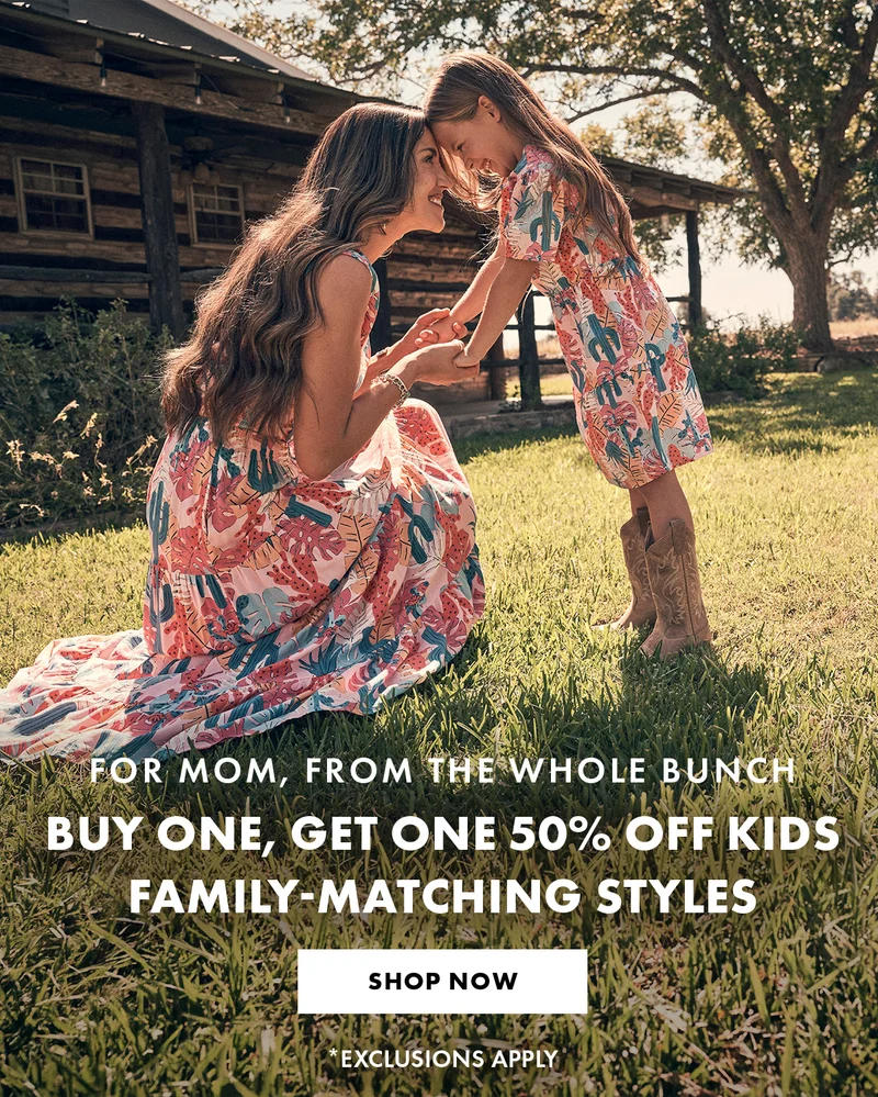 Buy One, Get One 50% Off Kids Family-Matching Styles Shop Now