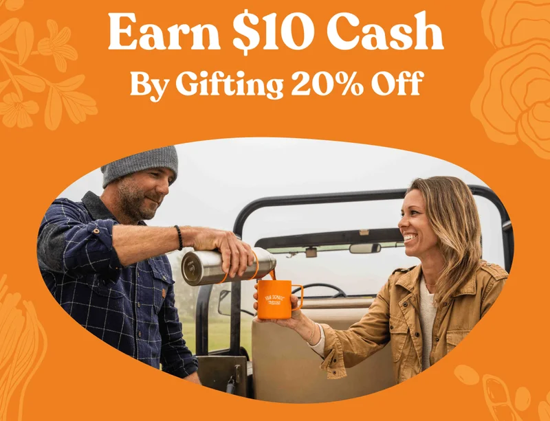 Earn $10 Cash By Gifting 20% off