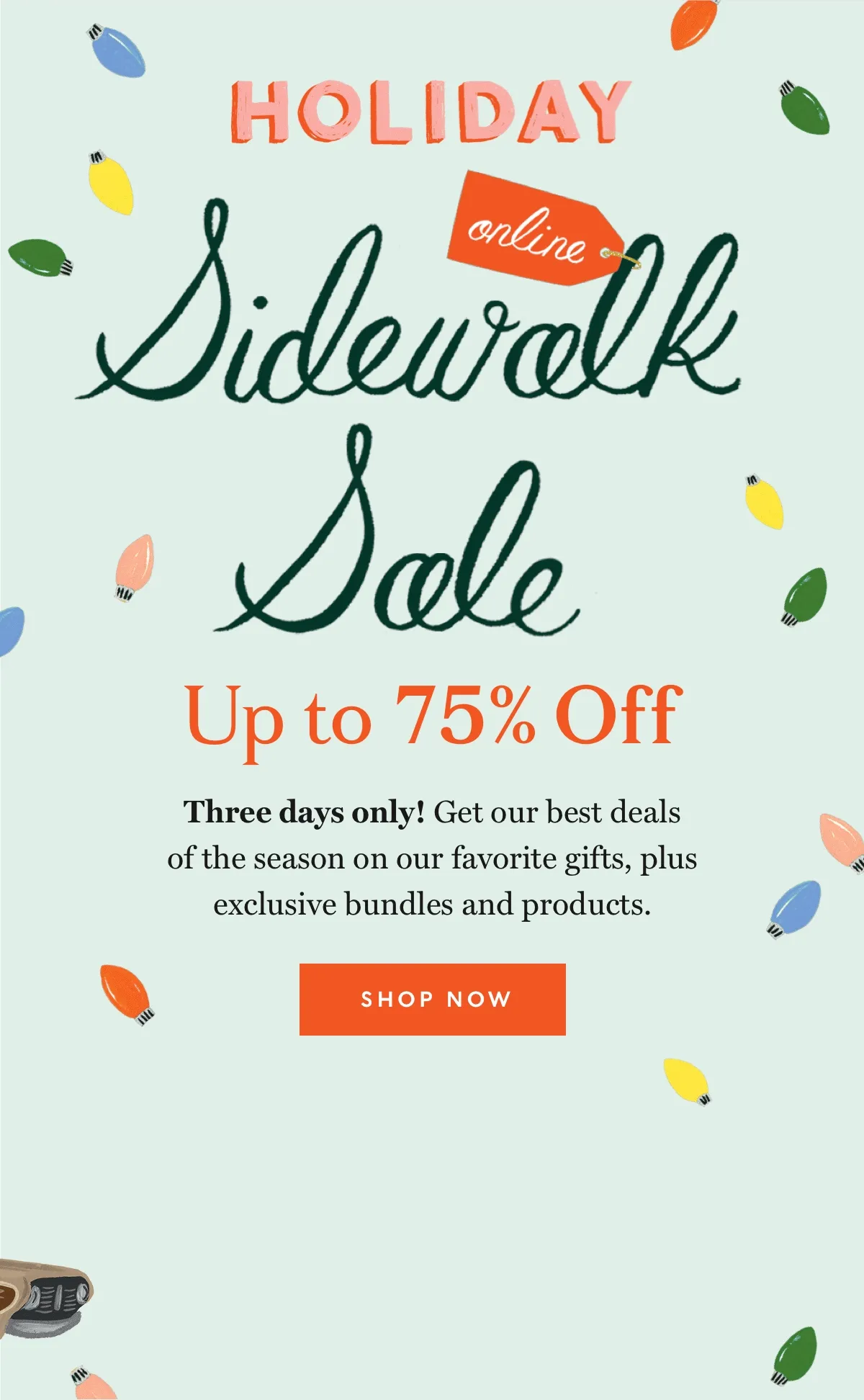Holiday Sidewalk Sale