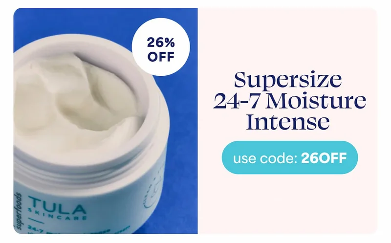 Supersize 24-7 Moisture Intense -- use code: discount code