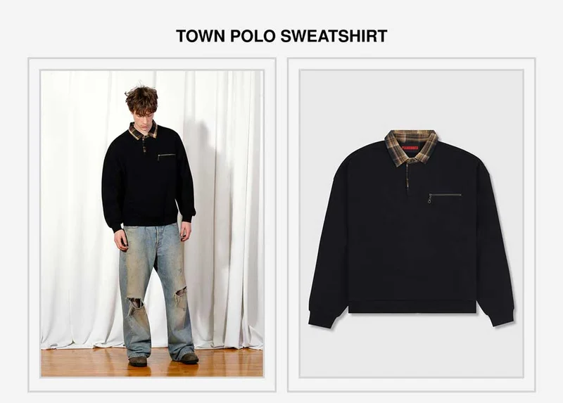 Town Polo Sweatshirt