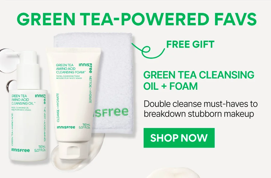 GREEN TEA CLEANSING OIL + FOAM