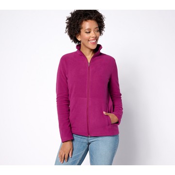 Lands' End Full Zip Front Fleece Jacket