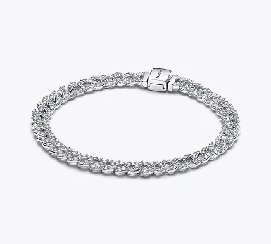 Pavé Cuban Chain Bracelet