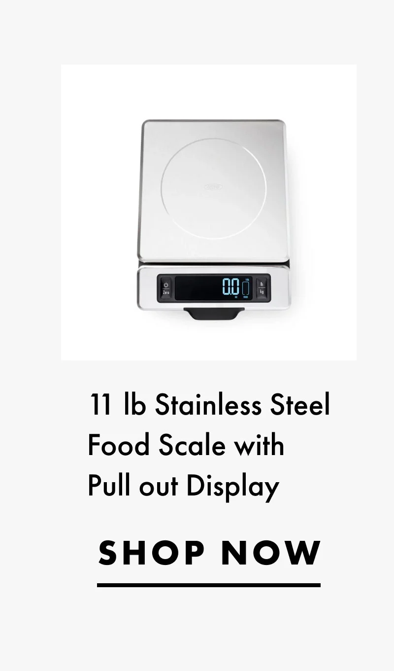11 lb Stainless Steel Food Scale with Pull out Display | SHOP NOW