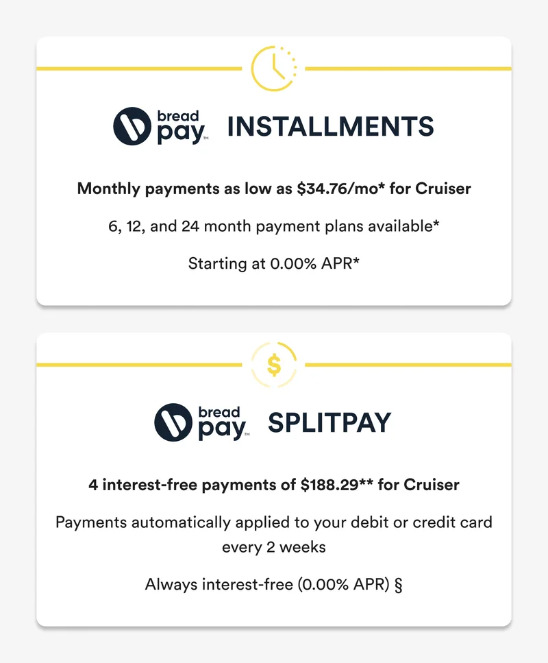 bread pay installments / bread pay splitpay