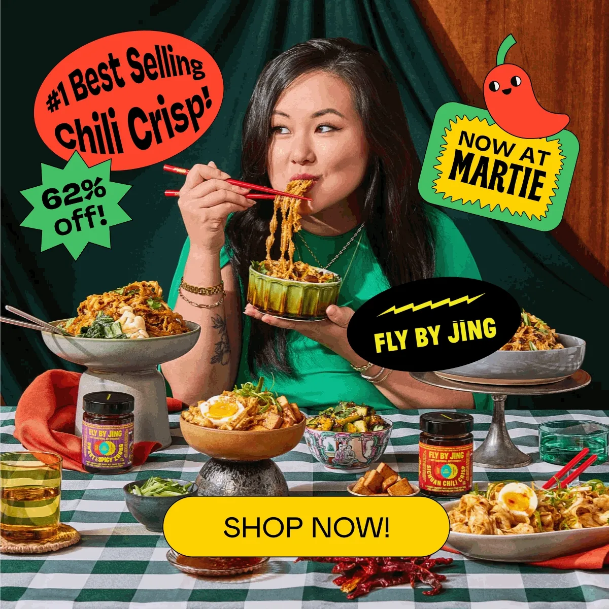 Now At Martie - Fly By Jing - Shop Now