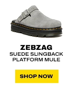 Zebzag Suede Slingback Platform Mule
