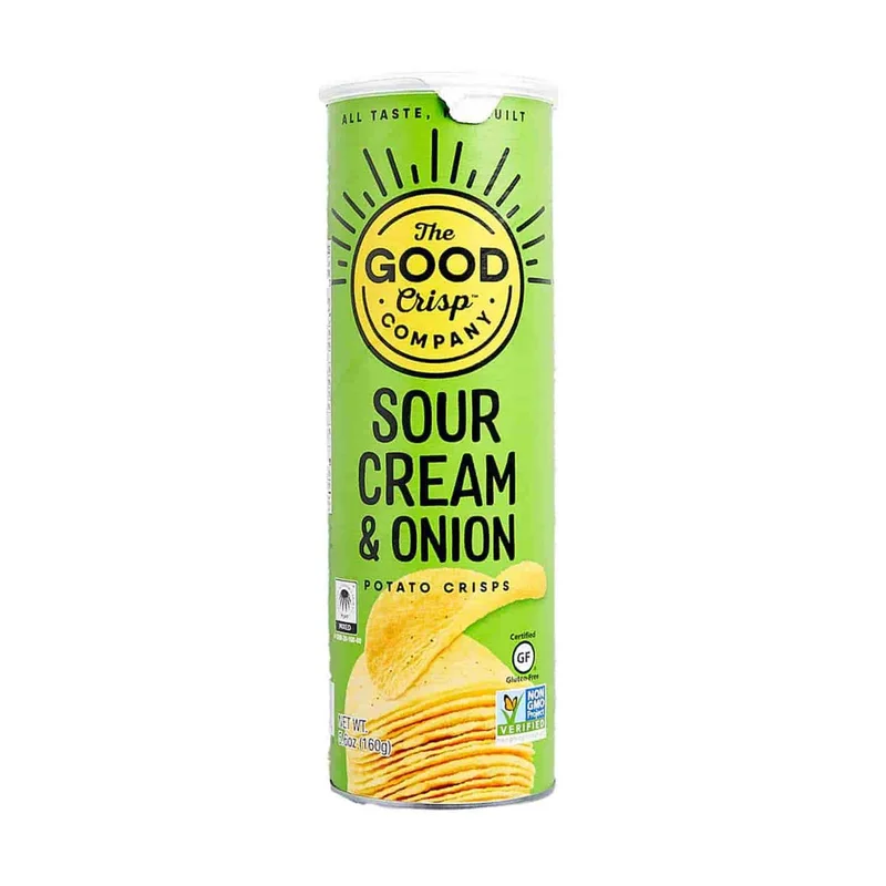 Sour Cream and Onion Potato Crisps, 5.6 Oz