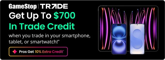 Get Up To $700 In Trade Credit when you trade in your smartphone, tablet, or smartwatch!*
