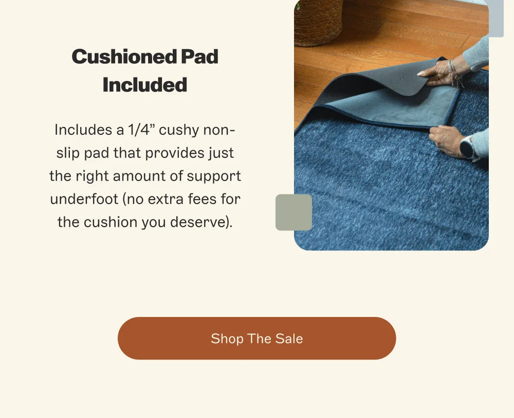 Cushioned Pad Included