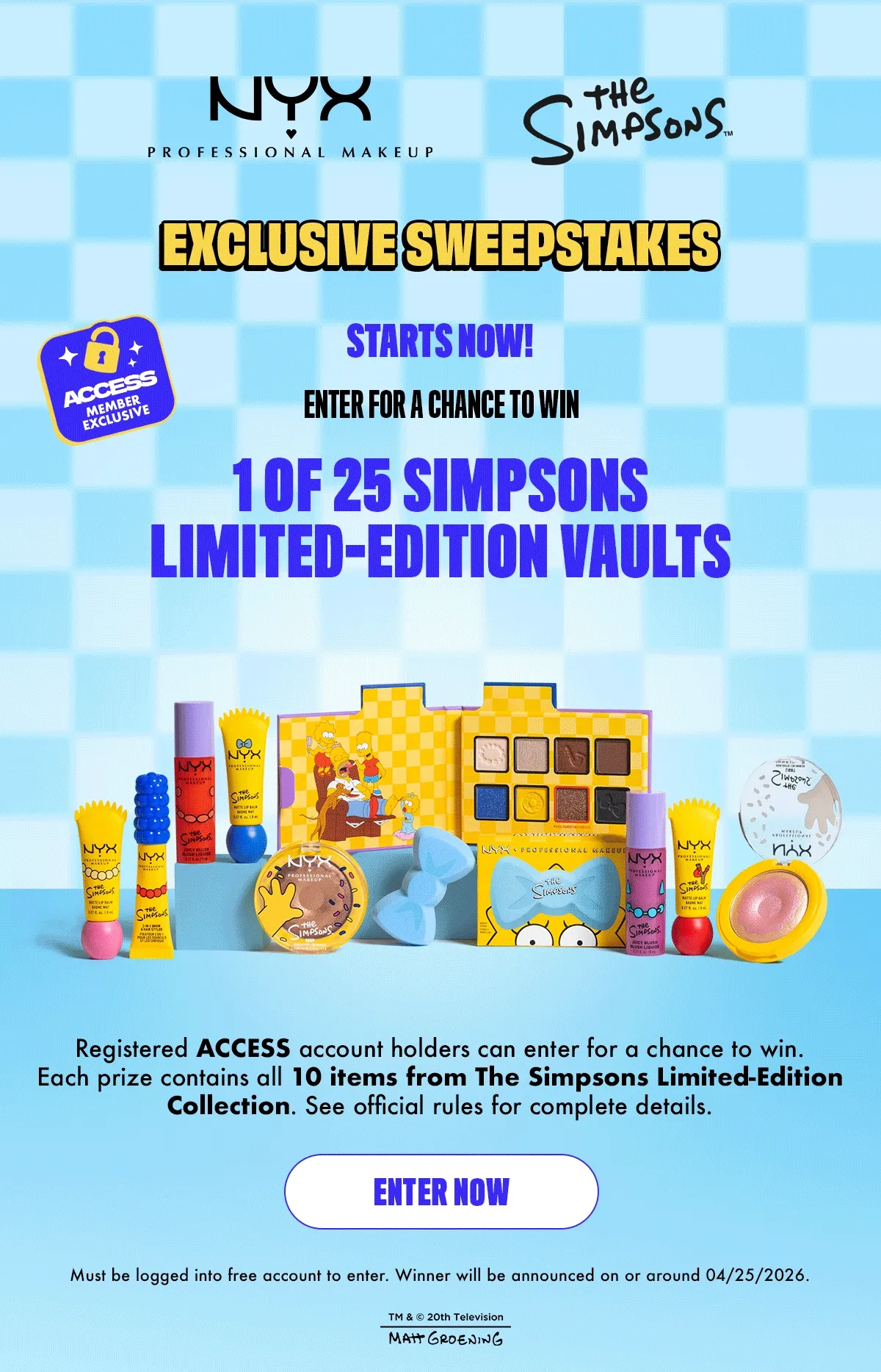 1 OF 25 SIMPSONS LIMITED-EDITION VAULTS
