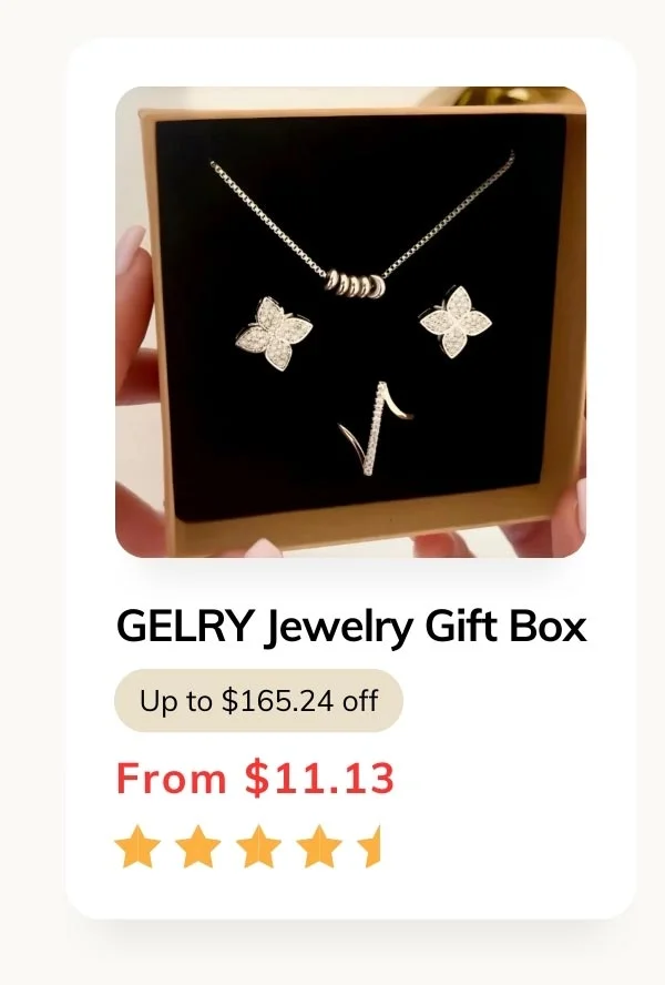 GELRY Jewelry Gift Box