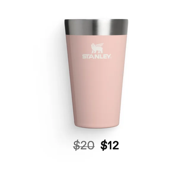 Adventure Stacking Beer Pint | 16 OZ
