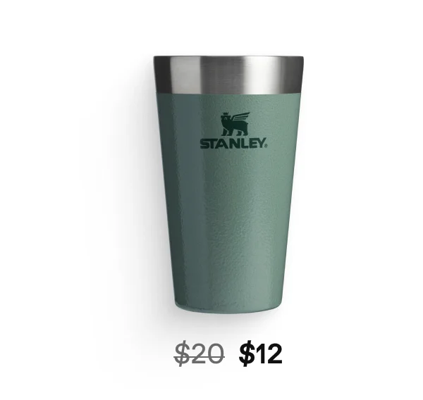 Adventure Stacking Beer Pint | 16 OZ