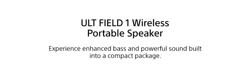 ULT FIELD 1 Wireless Portable Speaker | Experience enhanced bass and powerful sound built into a compact package.