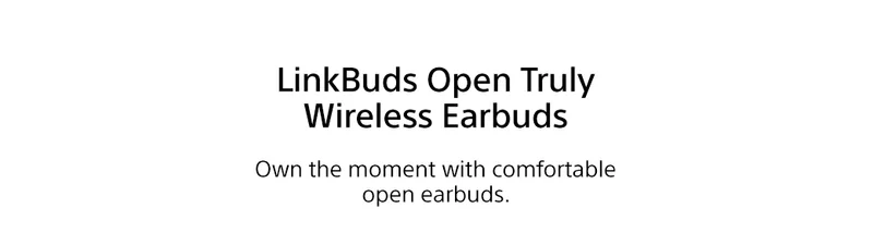 LinkBuds Open Truly Wireless Earbuds | Own the moment with comfortable open earbuds.