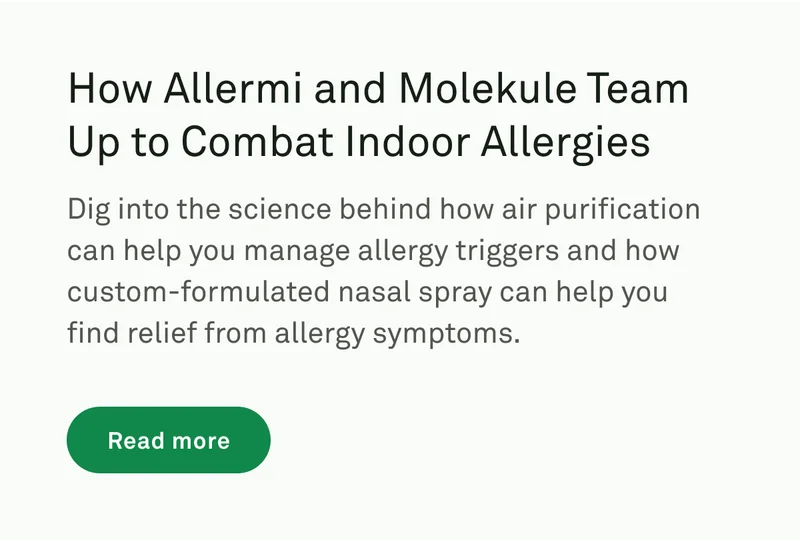 Q&A with Allermi's Chief Medical Officer and Molekule's VP of R&D