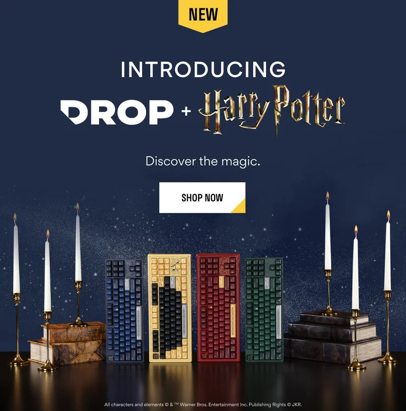 Introducing the Drop + Harry Potter™ collection Introducing the Drop + Harry Potter™ collection