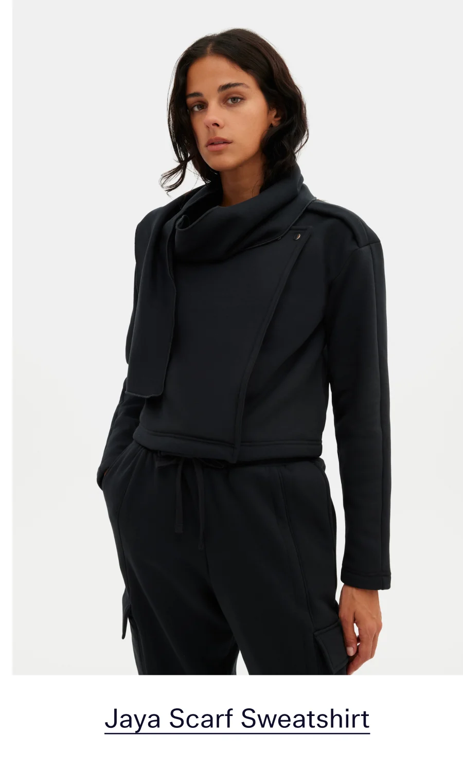 Jaya Scarf Sweatshirt