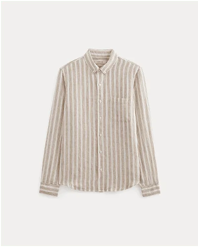 Image | The Classic Shirt in Linen | Bone / Toasted Coconut