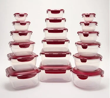 LocknLock 18-Piece Multi-Shape Nestable Storage Set