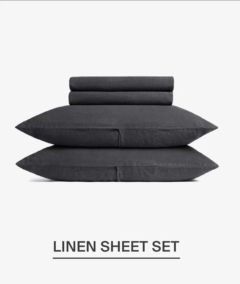 Linen sheet set