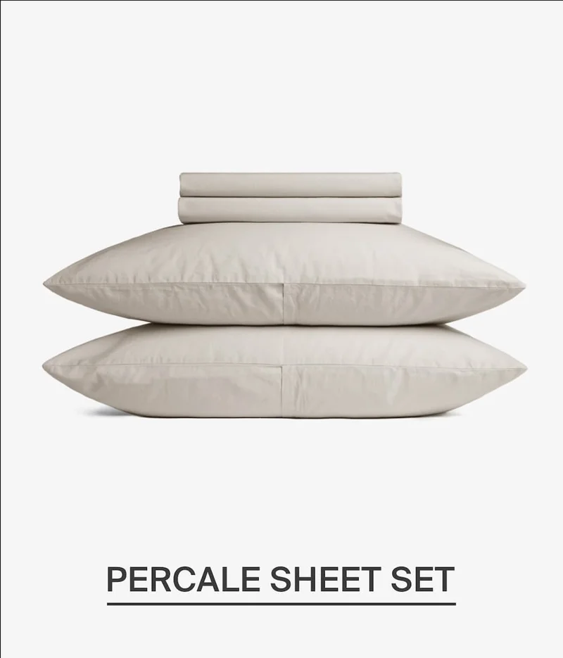 Percale sheet set