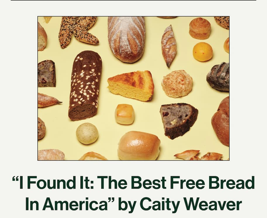 The best free bread in America