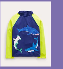 Logo Rash Vest - Sapphire Blue Sharks