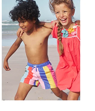 Swim Shorts - Soft Swim Multistripe