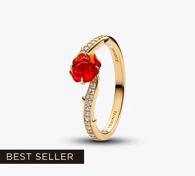 Disney Beauty and the Beast Enchanted Rose Ring