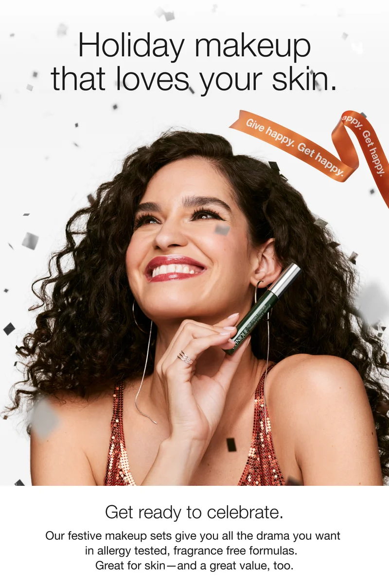 Holiday makeup that loves your skin. Get ready to celebrate. Our festive makeup sets give you all the drama you want in allergy tested, fragrance free formulas. Great for skin - and a great value, too.