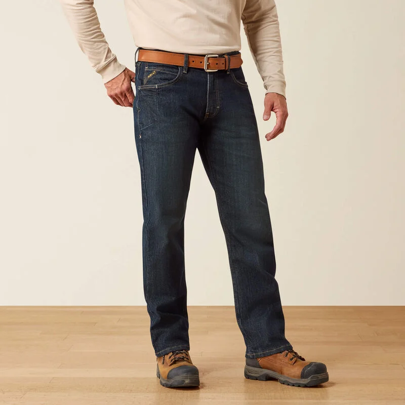 Rebar M4 Relaxed DuraStretch Basic Stackable Straight Leg Jean
