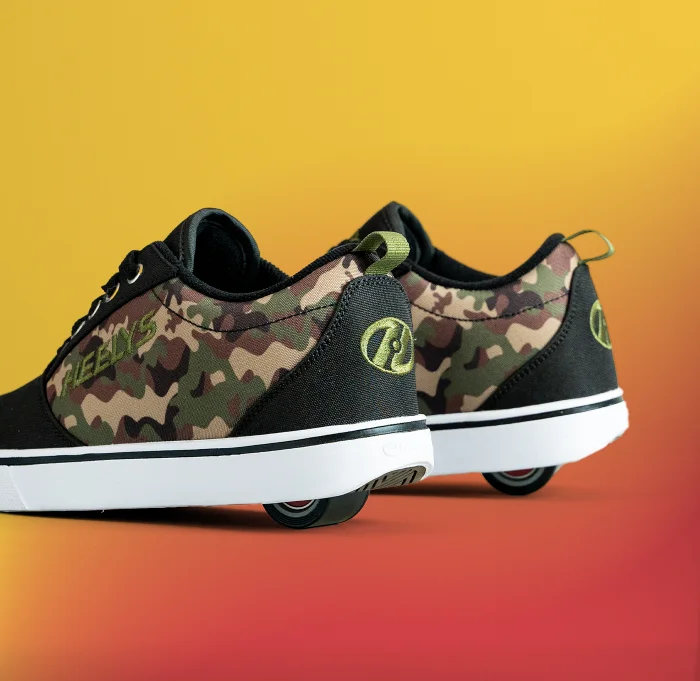 Shop Heelys Pro 20 Prints | Black / Green & Brown Camo