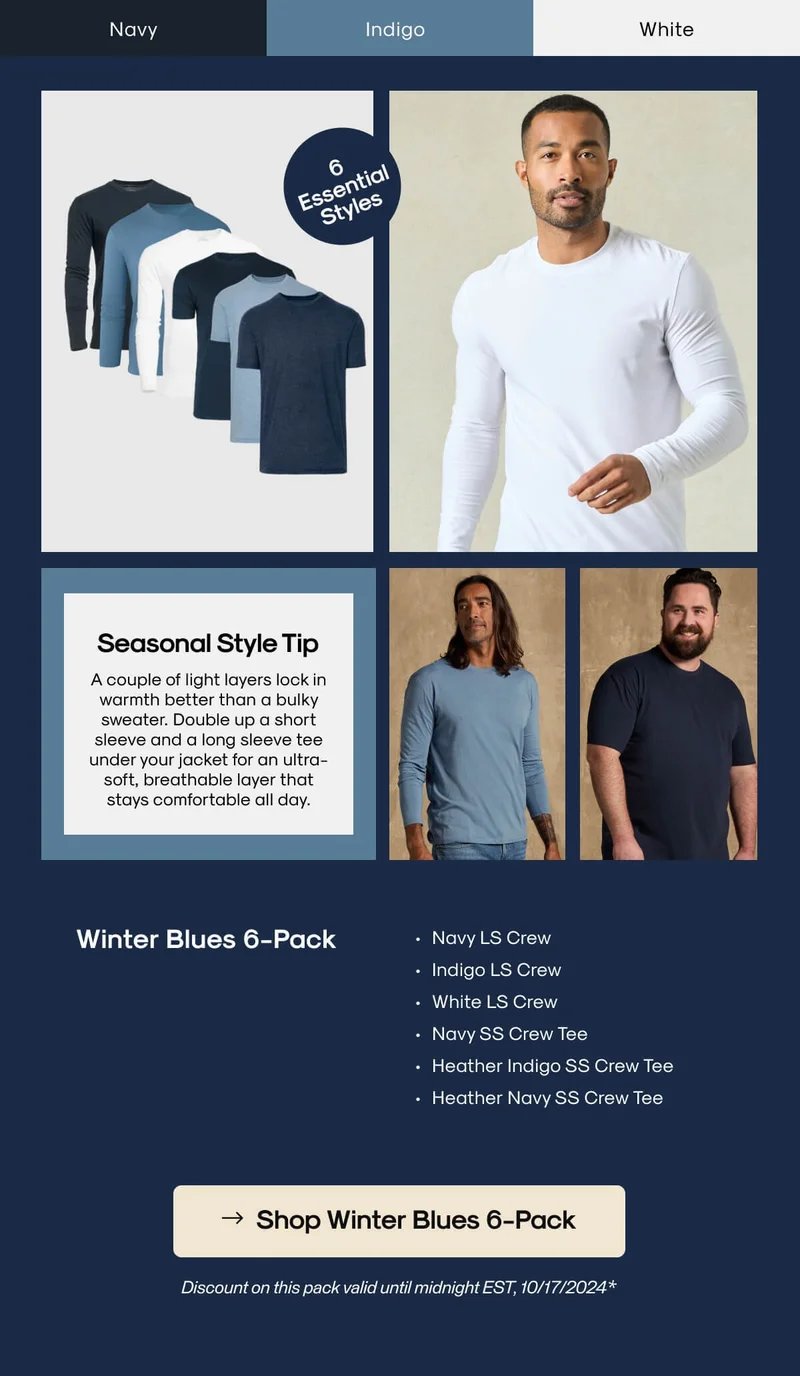 Shop Winter Blues 6-Pack