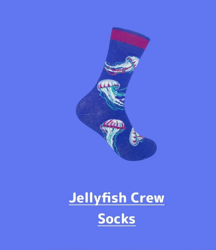 Jellyfish Crew Socks